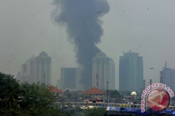 Pasar Blok C Tanah Abang Jakarta Pusat terbakar