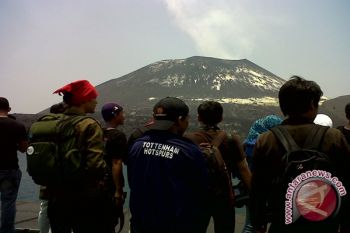 Kegempaan Vulkanik Krakatau Turun