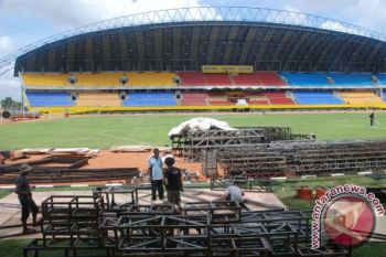 Komplek olahraga Jakabaring steril