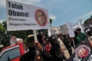 Aksi HTI Tolak Presiden Obama Libatkan Anak-Anak