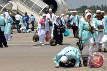 Jamaah haji kembali ke asrama