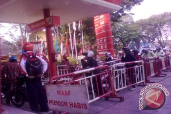 Persediaan BBM di SPBU Palembang minim 