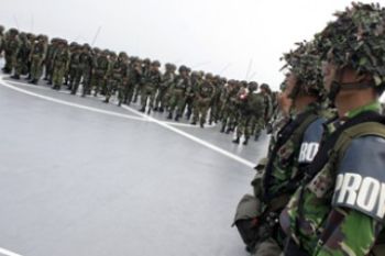 Prajurit TNI-AL Siap Tempur