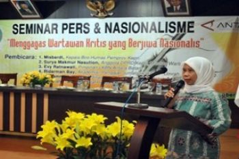 Antara latih mahasiswa UMRAH Tanjungpinang