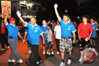 Jalan sehat PWI Sumsel semarak