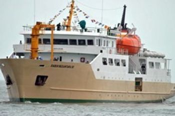 KM Sabuk Nusantara Kandas Usai Diresmikan Menhub