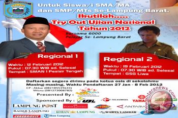 Lampung Barat Gelar "Try-Out UN 2012"