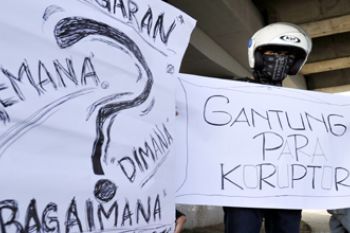 DEMO KORUPSI SULBAR