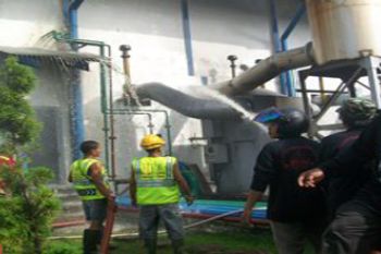 PLTD AMUNTAI TERBAKAR