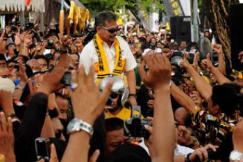 SYAHRUL DEKLARASI CAGUB SULSEL