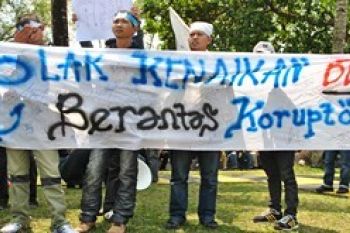 Ratusan Buruh di Tanjungpinang Tolak Kenaikan BBM