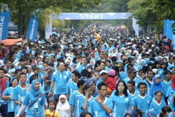 MPR Sosialiasikan Empat Pilar Lewat Jalan Sehat 