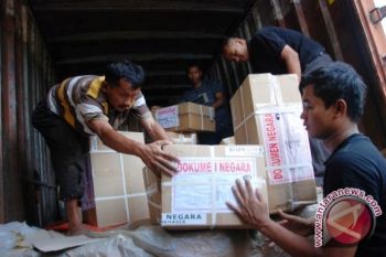 Naskah UN SMP/MTS tiba di Palembang