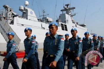 Satgas Kontingen Garuda tiba di Surabaya