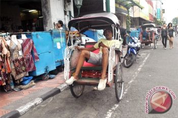 Kota Yogyakarta data ulang jumlah becak 