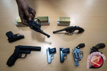 Polisi sita tujuh pistol perampok 
