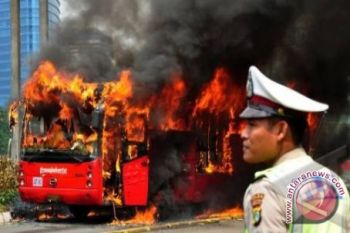 Lagi, Bus TransJakarta Terbakar
