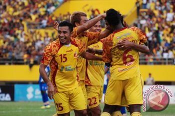 Sriwijaya FC tampil dengan kekuatan penuh 