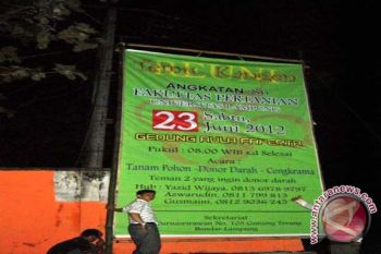Reuni Mahasiswa Fakultas Pertanian Unila 1986