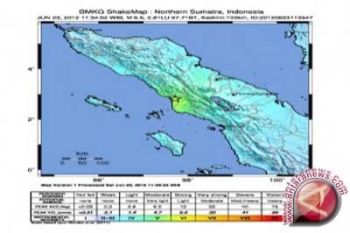Gempa Aceh 6,6 SR tidak berpotensi tsunami