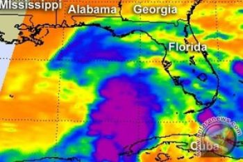 NASA deteksi lahirnya badai tropis Debby