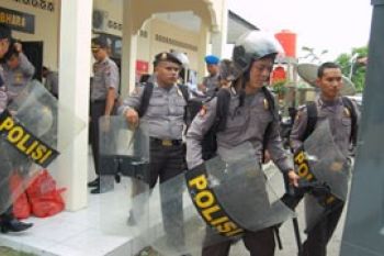 Polres Karimun Kirim Personel Bantu Pengamanan Batam           