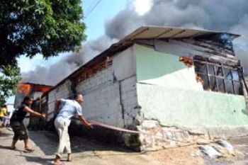 Gedung Panti Asuhan Ummi Al-Fitrah Terbakar