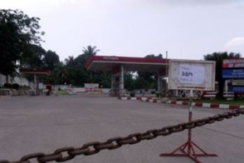 SPBU Karimun Tutup Karena BBM Habis