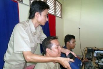 Kabupaten Karimun Uji Coba Peralatan e-KTP