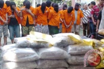 Polisi Musnahkan Narkoba Senilai Rp1,1 Triliun
