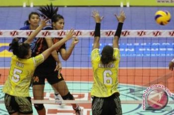 Tim PON bola voli Sulut uji tanding di Bandung