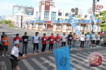 Tray race Stiepar dukung car free day Manado   