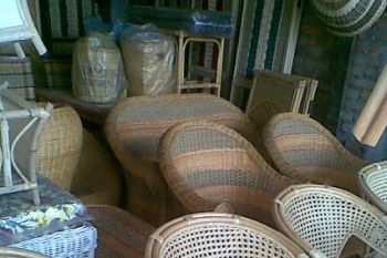Omzet penjual kerajinan rotan di Bantul meningkat