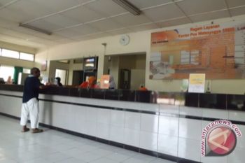 Transaksi remintensi melalui kantor pos masih sepi 