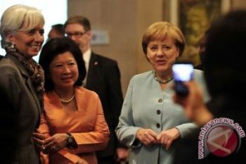 Presiden Terima Angela Merkel di Istana Merdeka