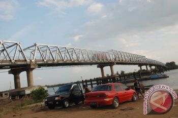 Cat baru Jembatan Musi II 