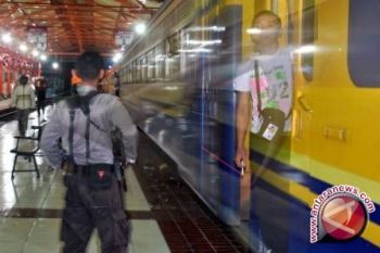 Titik rawan kriminal kereta api dijaga keamanan