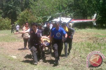 Tiga Korban Gempa Sigi Dievakuasi Dengan Helikopter 