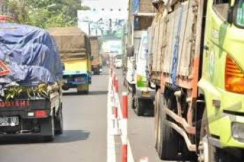 H-4, Truk Dilarang Melintas di Jalur Selatan 