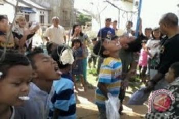 Anak-anak laksanakan perlombaan Agustusan