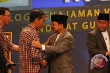 Rekapitulasi suara pilkada DKI Jokowi 53,21 persen