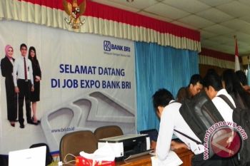 Ratusan pencari kerja tertarik jadi karyawan BRI