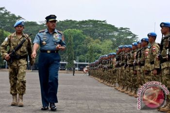 167 Prajurit Kontingen Garuda XXXII Terima Medali PBB