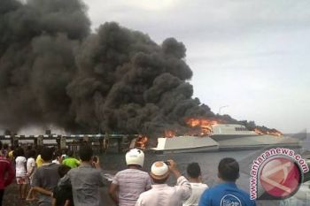 KRI Klewang Terbakar