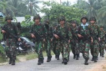 TNI "Unjuk Kekuatan" di Gerbang Utara Indonesia