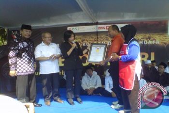Penyembelihan hewan kurban massal Bantul masuk Muri