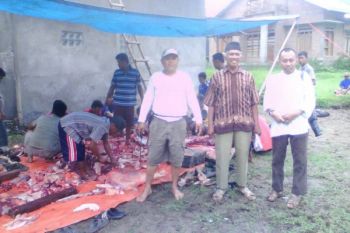 LDII Tanahdatar Sebarkan Daging Qurban
