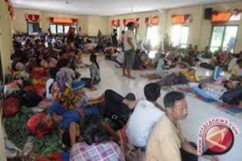 Polri: 1596 pengungsi masih bertahan di SPN Kemiling