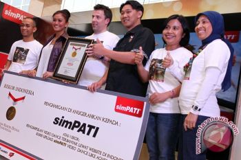 Simpati dance like Agnes raih penghargaan Muri 