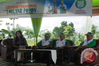 Sumsel targetkan menanam 150 juta pohon 